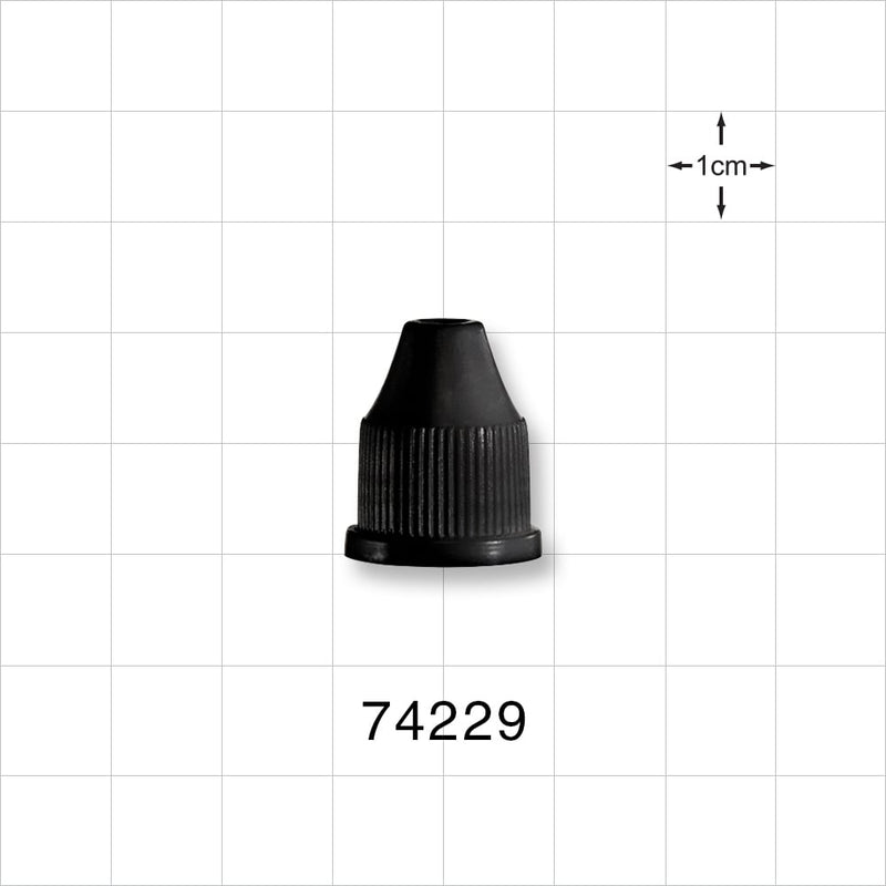 Ribbed Screw Cap, Black for 74225 and 74226 -  - 74229