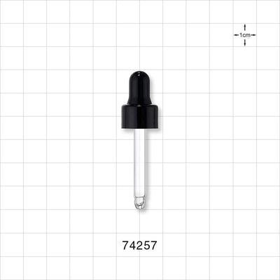 Dropper Cap, Black For 74252, 74253, 74254 - Fits Neck Finish: 13/415 - 74257
