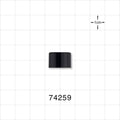 Screw Cap, Black for 74249, 74250, 74251, 74252, 74253, 74254 - Fits Neck Finish: 13/415 - 74259