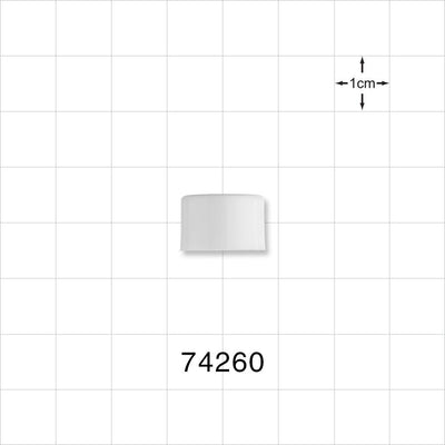 Screw Cap, White for 74249, 74250, 74251, 74252, 74253, 74254 - Fits Neck Finish: 13/415 - 74260
