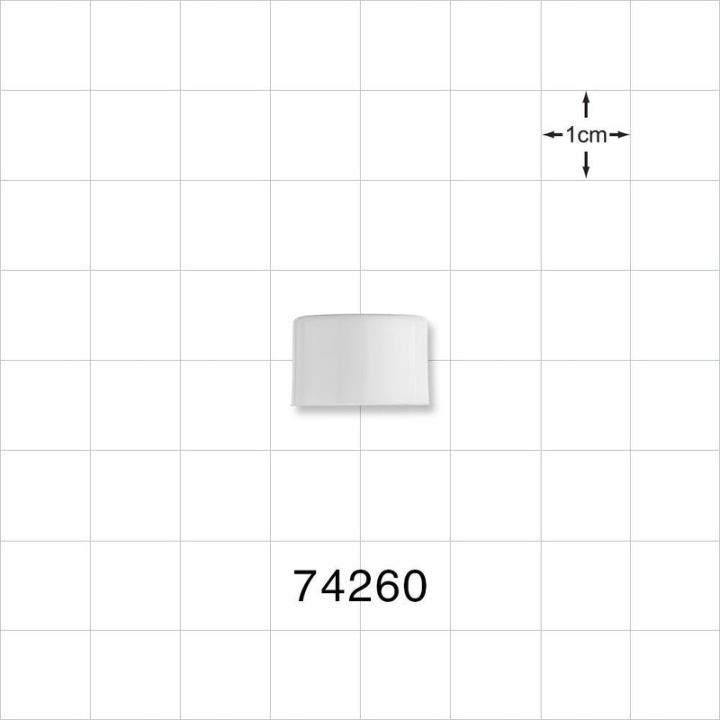 Screw Cap, White for 74249, 74250, 74251, 74252, 74253, 74254 - Fits Neck Finish: 13/415 - 74260