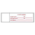 Precision Dynamics Corp. Label Paper I.V. Set Change White 3/4x3" 1000/Box - N-240