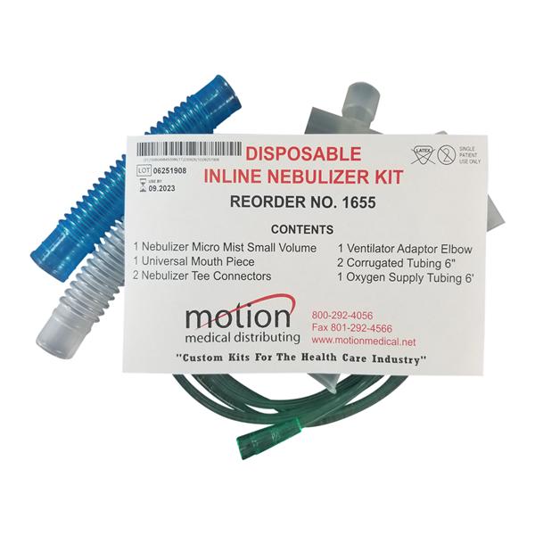 Motion Medical Distributing Nebulizer Kit New For In-Line SVN Ea, 50 EACH/CASE - 1655
