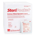 Richmond Dental Company  Steripocket Cotton Gauze Sponge 2x2" 4 Ply Sterile- 300408