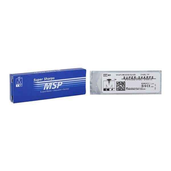 Surgical Specialties Inc -Steel MSP Blade #61, 12 BX/CA 61