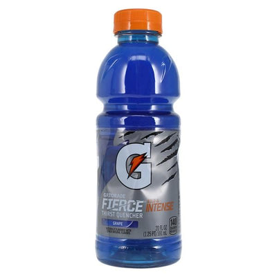 Quaker Oats Company Gatorade Sports Beverage Grape 20oz Wide Mouth Bottle 24/Case - 32482