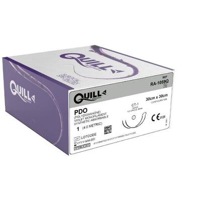 Surgical Specialties Corp Quill Suture 1 30x30cm Polydioxanone Monofilament CT-1 Violet 12/Bx  - RA-1059Q