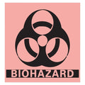 Precision Dynamics Corp. Label Biohazard Pre-Cut 5x5 250/Rl 250/Rl - BH-55