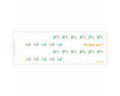 PDC Tendercare® Thermal Wristband 4pt Mother, Father, Baby Set Adhesive Closure 11" L X 1" H (Adult) 8" L X 7/8" H (Infant) White With Tigers, 400 per Box | 7744-81-PDL