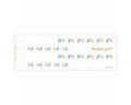 PDC Tendercare® Thermal Wristband 4pt Mother, Father, Baby Set Adhesive Closure 11" L x 1" H (Adult) 8" L x 7/8" H (Infant) White With Tigers, 300 per Box | 7746-81-PDK