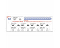 PDC ComfortBand® Plus Thermal Patient ID Wristband with Patient Labels, Adult, Blue, 1" Core | 7760-13-PDO