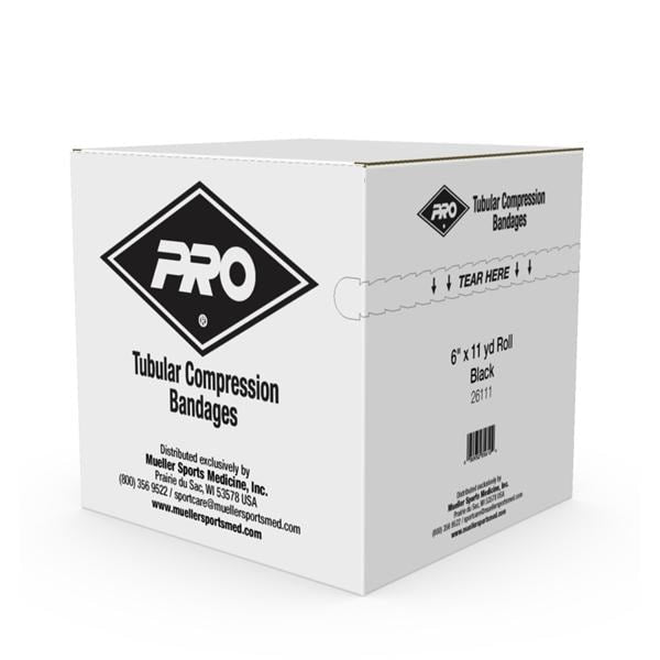 Pro Orthopedic Devices -Compression Bandage Elastic 6"x11yd Black Each 26111