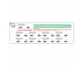PDC ComfortBand® Plus Thermal Patient ID Wristband with Patient Labels, Adult, Green, 3" Core |  7762-15-PDK