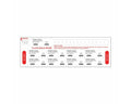 PDC ComfortBand® Plus Thermal Patient ID Wristband with Patient & Stat Labels, Adult, White, 1" Core | 7765-11-PDO