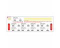 PDC ComfortBand® Plus Thermal Patient ID Wristband with Patient & Stat Labels, Adult, Yellow, 1" Core |  7765-14-PDO