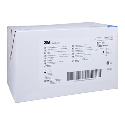 3M Medical Products Steri-Drape 51x51" Non-Sterile Surgical Drape Fenestrated, 4 BX/CA - 1061