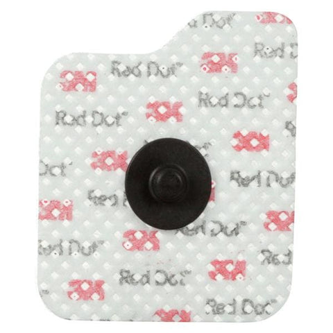 3M Medical Products Red Dot Electrocardio Electrode Adult 1.56x1-1/4" Soft Cloth Disposable Case of 1000 - 2670-5