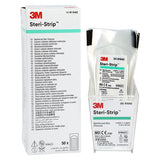 3M Medical Products Steri-Strip Skin Closure Strip Non-Woven Rayon Backed 1/4x1-1/2" White 50/Bx, 4 BX/CA - R1542