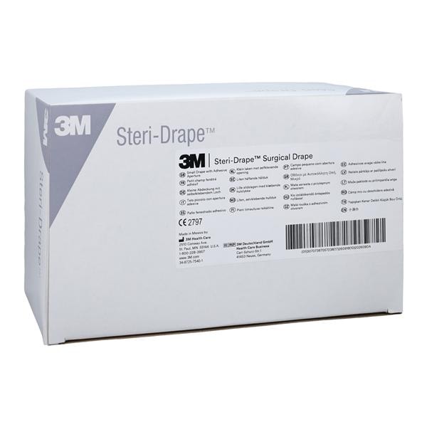3M Medical Products Steri-Drape 25x22" Sterile Minor Procedure Drape Fenestrated, 4 BX/CA - 1092