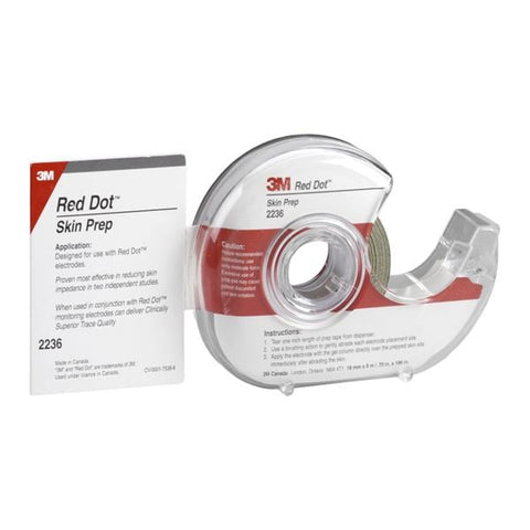 3M Medical Products Red Dot Trace Prep Adult/Pediatric New For Diaphoretic Electrode Radiopaque Each - 2236