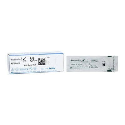 Southmedic Inc. -Carbon Steel Sterile Surgical Blade #15C Disposable 73-4415