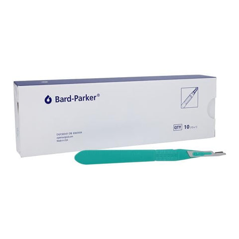Bard Parker Bard-Parker Disposable Surgical Scalpel #15 Stainless Steel Blade Sterile, 10 BX/CA - 371615