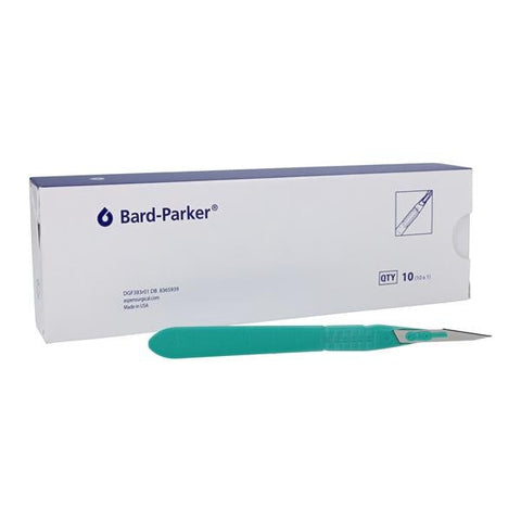 Bard Parker Bard-Parker Disposable Surgical Scalpel #11 Plastic/Stainless Steel Sterile, 10 BX/CA - 371611