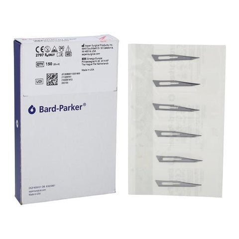 Bard Parker Bard-Parker Carbon Steel Non-Sterile Surgical Blade #11 Disposable 150/Bx - 371311