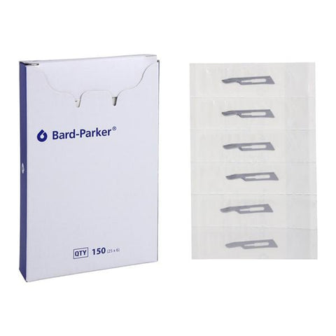 Bard Parker Bard-Parker Steel Non-Sterile Surgical Scalpel Blade #15 Disposable 150/Bx - 371315