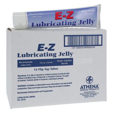 Chester Labs Inc E-Z Lubricating Jelly 4oz Flip Top Tube 12/Box, 6 BX/CA - 000304