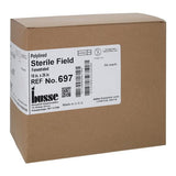 Busse Hospital Disposable 18x26" Sterile Towel Drape 3" Fenestrated, 6 BX/CA  — 697