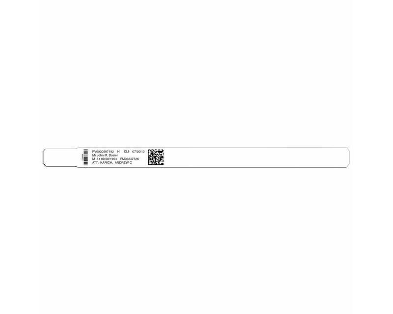 PDC ScanBand® Plus Adult/Pediatric BB at Perf 1" Core Wound-In White | 7914-11-PDL
