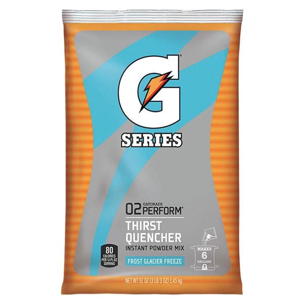 Quaker Oats Company Gatorade Sports Beverage Glacier Freeze 51oz Packet 14/Case - 33676