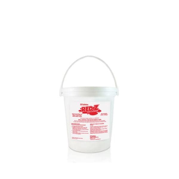 Safetec Of America Inc -Red Z Spill Control Solidifier 3lb White Bucket Non-Sterile Absorbent Polymer Each SOA 41115