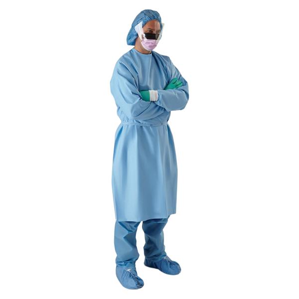 Medline Industries Inc Prevention Plus Isolation Gown Prvntn Pls Imprvs Mtrl X-Large Blue 30/Ca - NON27457XL