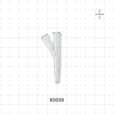 Y Connector, 2 Female Luer Locks, Male Luer Slip, Natural -  - 80056