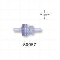 Duckbill Check Valve - 0.13 inch OD (3.3 mm); 0.112 psi CP - 80057