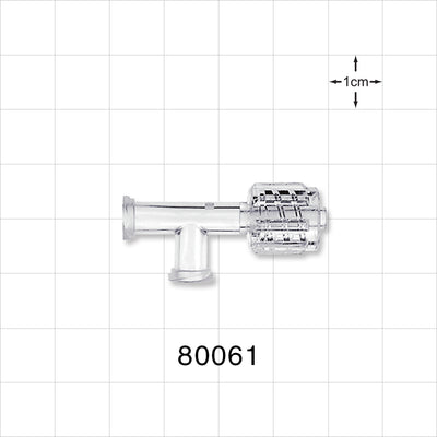 T Connector, Swivel Male Luer, 2 Female Luer Locks -  - 80061