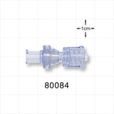 Check Valve, Female Luer Lock Inlet, Male Luer Lock Outlet - 0.112 psi CP - 80084
