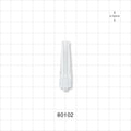 Male Luer Lock, Tubing Port, Clear - 0.216 inch ID/0.276 inch - 0.394 inch OD (5.48 mm/7.01 mm - 10.01 mm) - 80102
