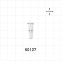 Female Luer Lock, Tubing Port, Clear - 0.102 inch ID (2.59 mm) - 80127