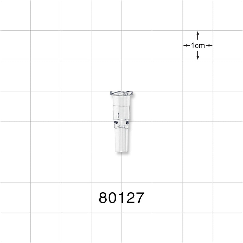 Female Luer Lock, Tubing Port, Clear - 0.102 inch ID (2.59 mm) - 80127