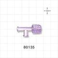 T Connector, Swivel Male Luer, 2 Female Luer Locks -  - 80135