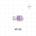 Check Valve, Female Luer Lock Inlet, Male Luer Lock Outlet - 4.2 psi CP - 80136