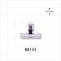 T Pressure Relief Valve - Top Port 0.281 inch OD; Bottom Ports 0.25 inch OD (7.1 mm, 6.4 mm); 2.5 psi CP (+/- 20% Crack Tolerance) - 80141