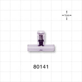 T Pressure Relief Valve - Top Port 0.281 inch OD; Bottom Ports 0.25 inch OD (7.1 mm, 6.4 mm); 2.5 psi CP (+/- 20% Crack Tolerance) - 80141