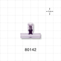T Pressure Relief Valve - Top Port 0.281 inch OD; Bottom Ports 0.25 inch OD (7.1 mm, 6.4 mm); 8.45 psi CP (+/- 25% Crack Tolerance) - 80142