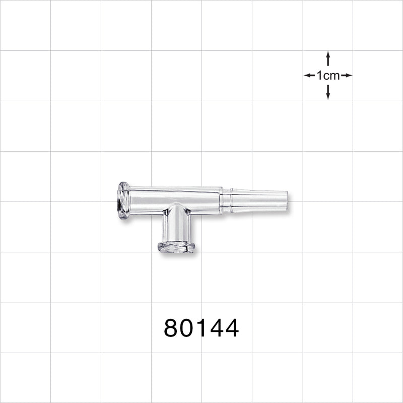 T Connector, 2 Female Luer Locks, Male Luer Slip -  - 80144