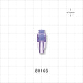 Needleless Injection Site, Swabbable, Female Luer Lock, Tubing Port - 0.16 inch ID (4.06 mm) - 80166