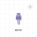 Needleless Injection Site, Swabbable, Female Luer Lock, Male Luer Slip -  - 80167
